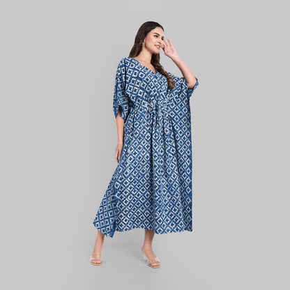 Lounge Wear - Kaftan Ink Blue