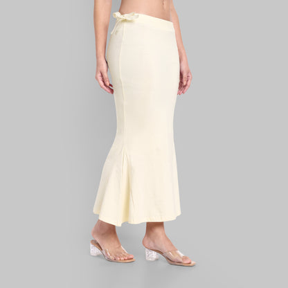 Off White Saree Shapewear