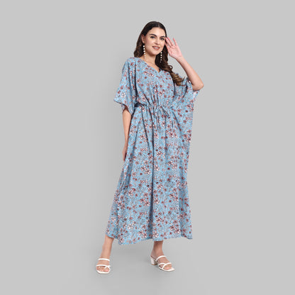 Lounge Wear - Kaftan Sea Blue