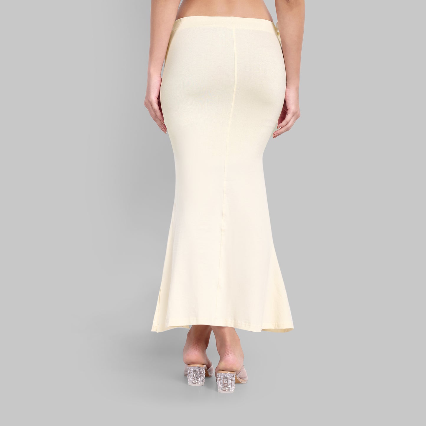 Off White Saree Shapewear