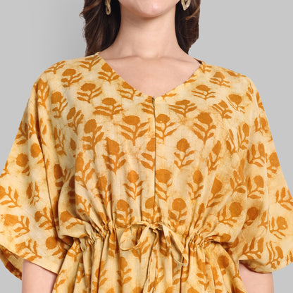 Lounge Wear - Kaftan Mustard Yellow