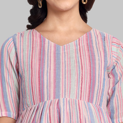 M Stripes Maternity Dresses